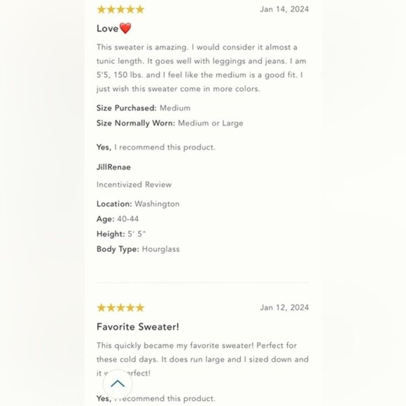 NWT Size S P2P 26inchThe NeedIt Oversized Mock Neck Sweater - Picture 14 of 16